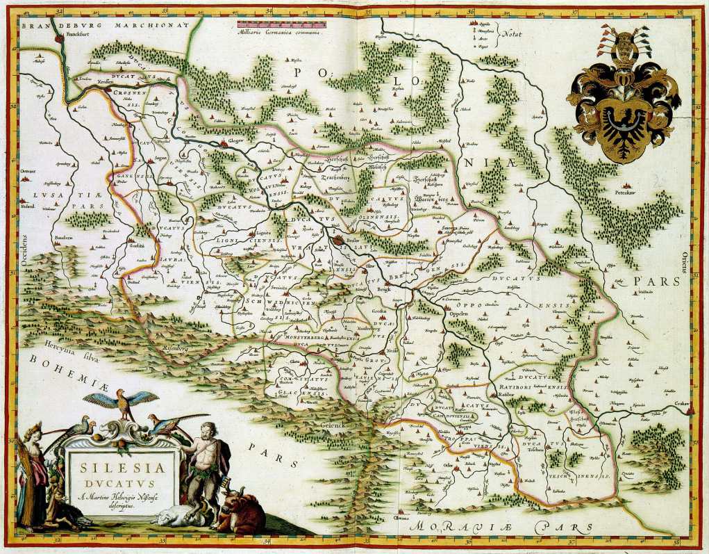 Silezië 1635 Blaeu