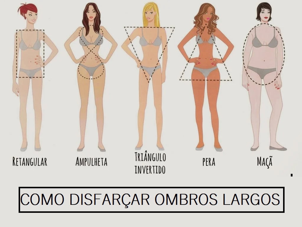 COMO DISFARÇAR OMBROS LARGOS