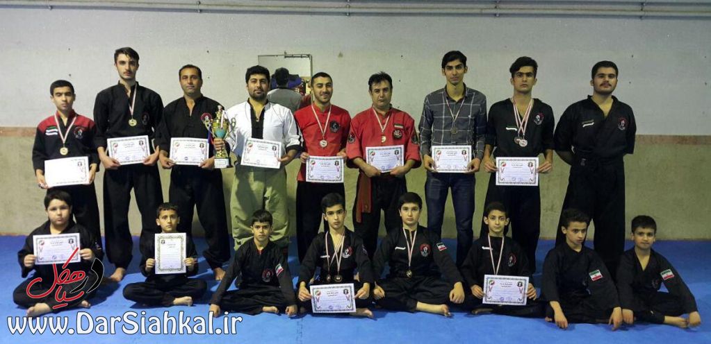 تیم هیئت کونگ‌فو سیاهکل نایب‌قهرمانی گیلان را کسب کرد+تصاویر