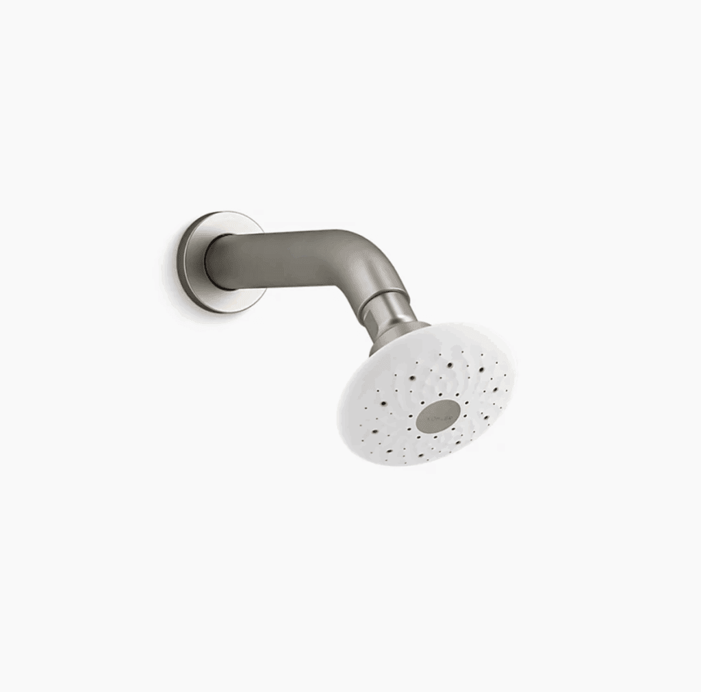 KOHLER THREE FUNCTION SHOWER HEAD BRUSHED NICKEL