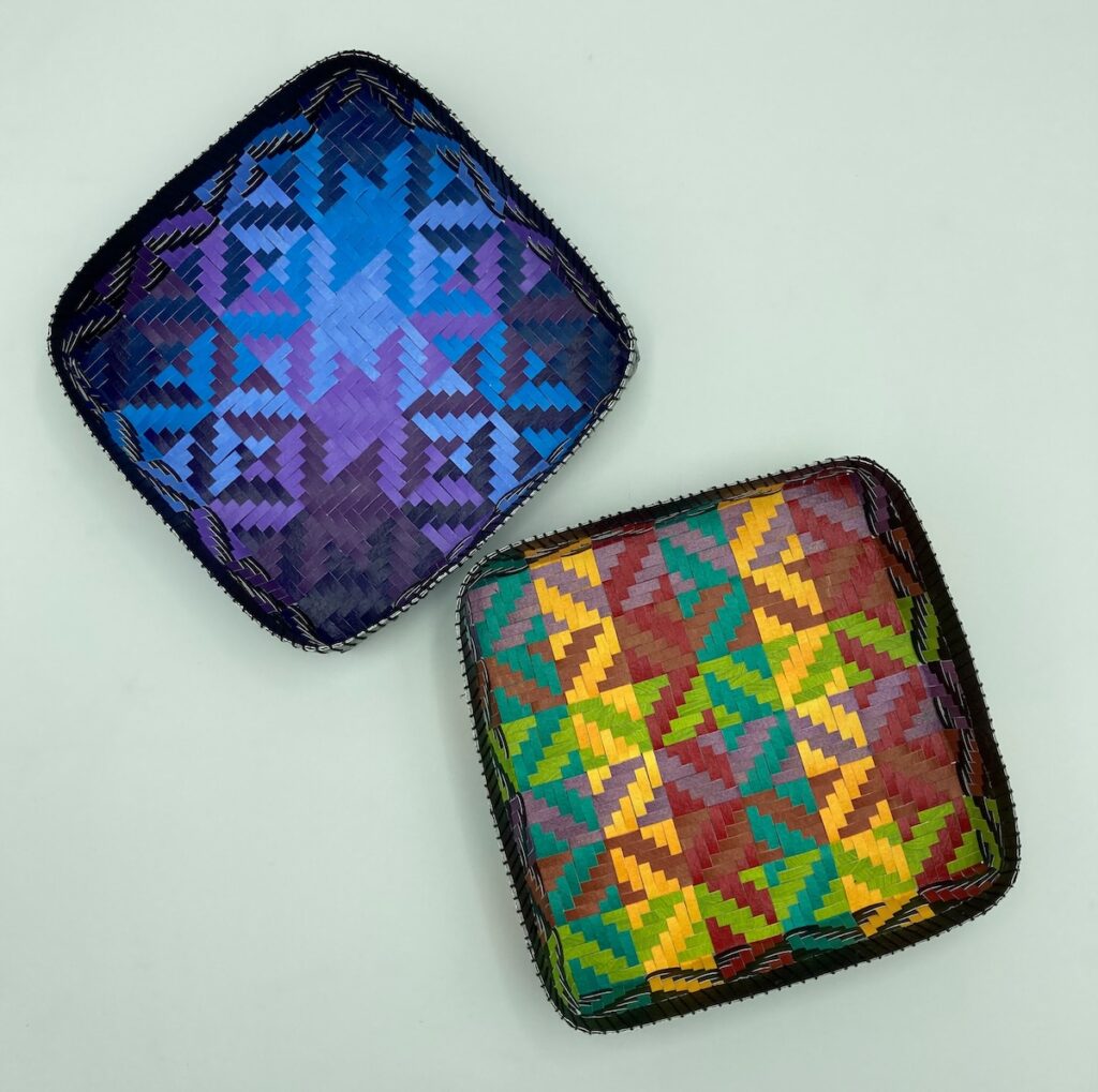 Paper Baskets workshop-Fiber Arts on 4th 1