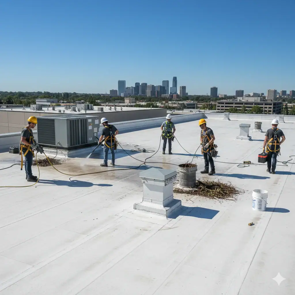 commercial roof maintenance