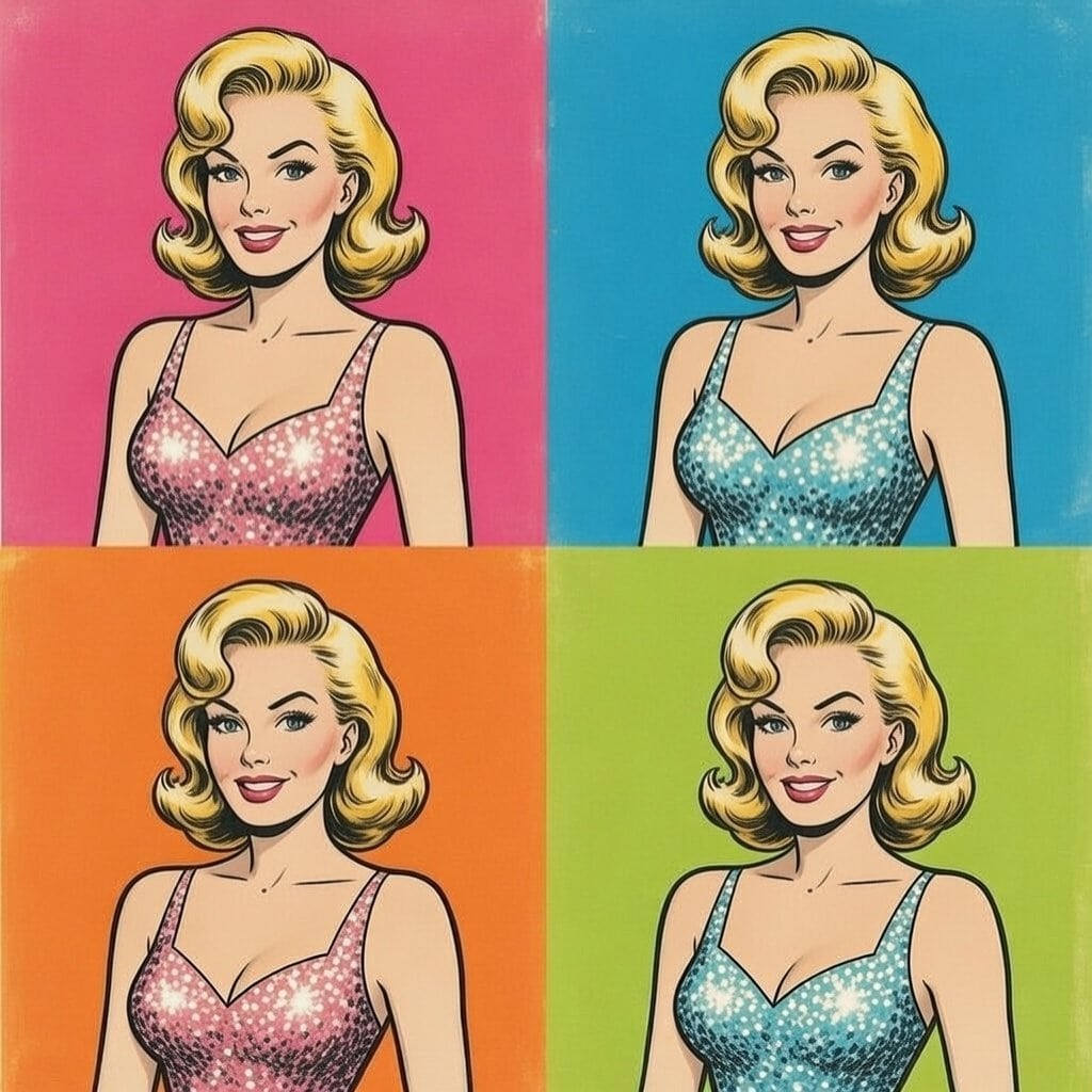 Mina Pop devient égérie d'Andy Warhol