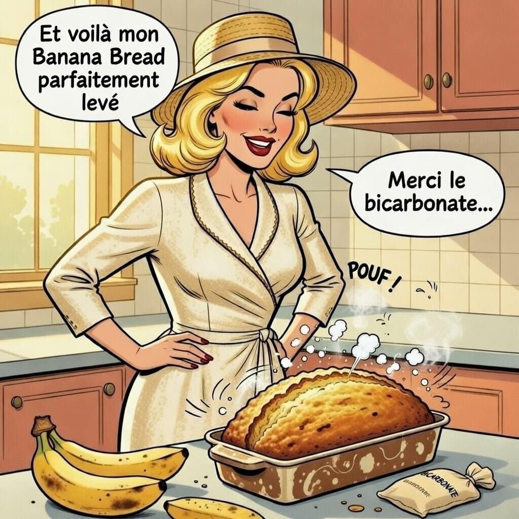 Pourquoi mettre du bircarbonate dans le  banana bread?
