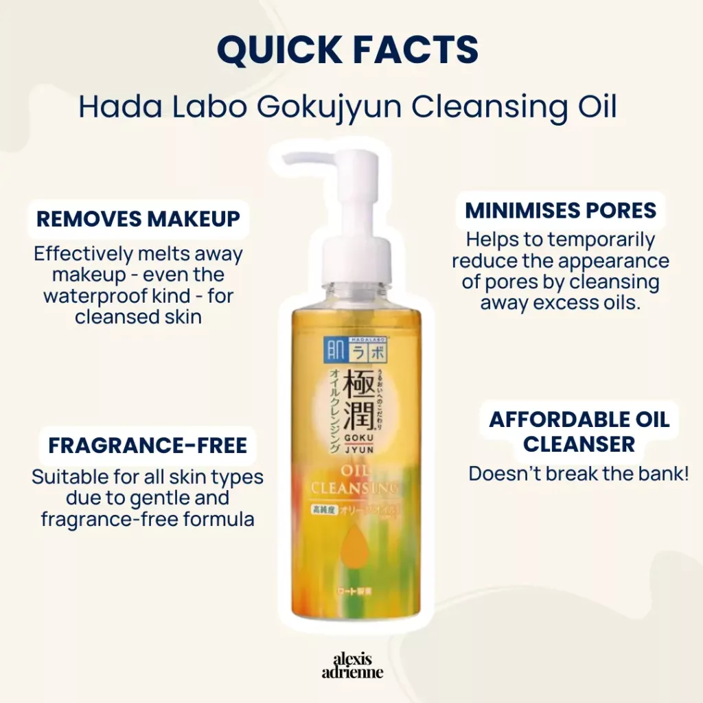 Hada Labo Cleansing Oil Review for Oily Skin
