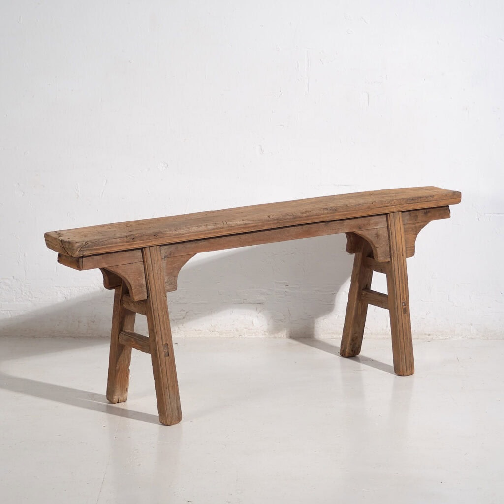 Ancien banc de foyer de style asiatique (c.1870) #40