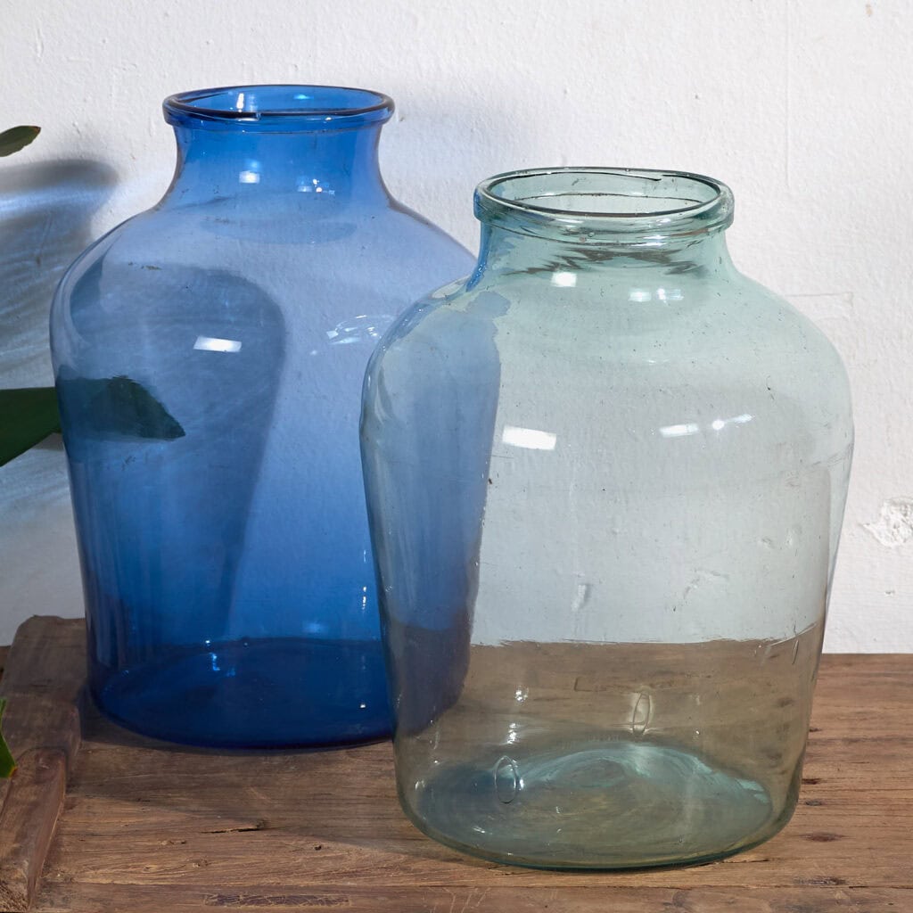 Anciens vases bleus (vers 1920). Ensemble de 2 pièces #30