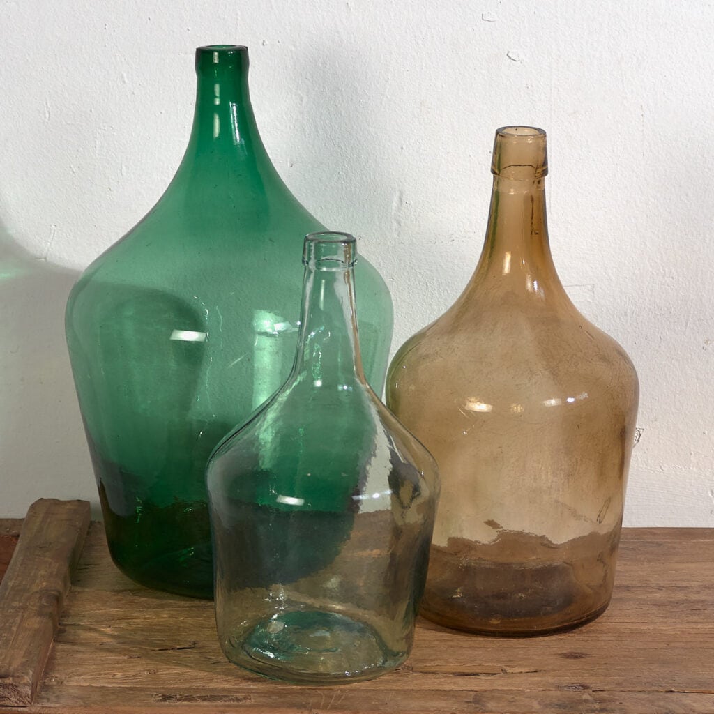 Ancienne Damajuanas (c.1920). Ensemble de 3 pièces #35