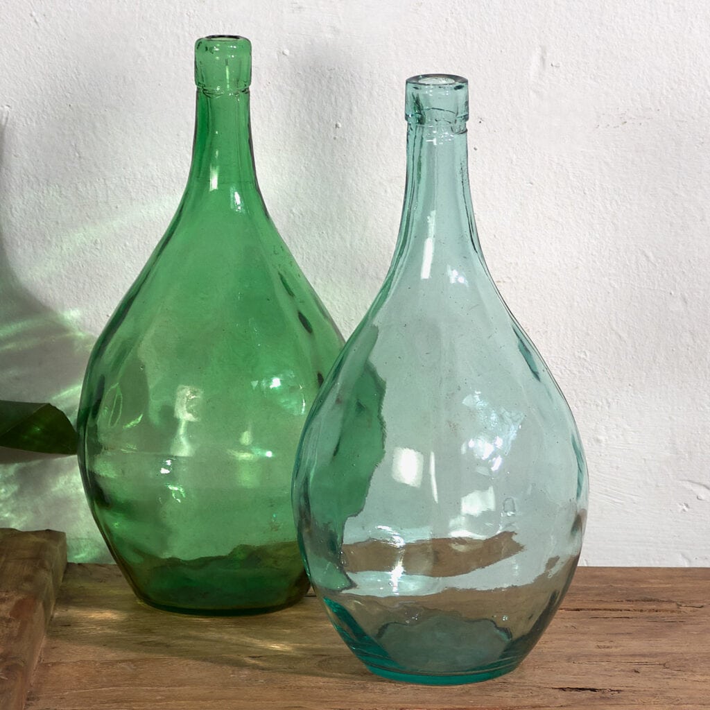 Anciens vases en verre (c.1920). Ensemble de 2 pièces #49