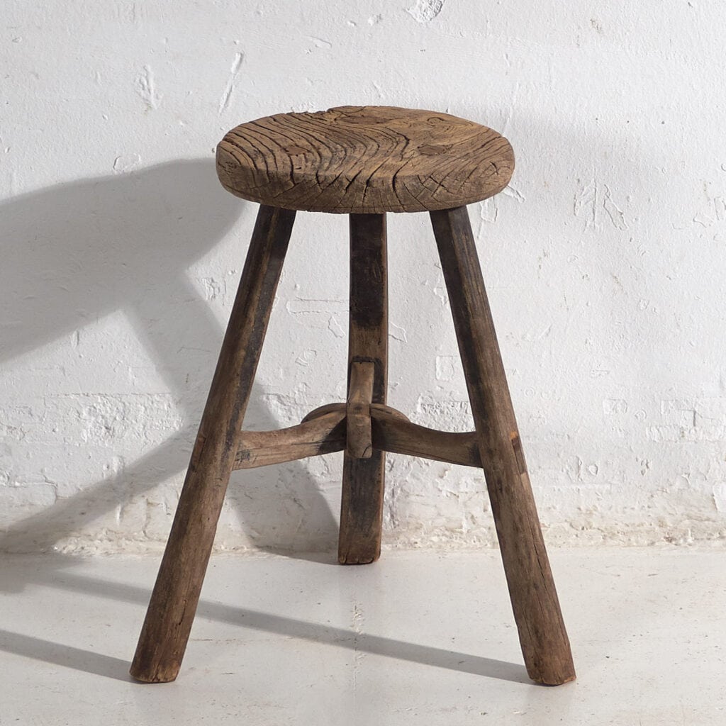 Ancien tabouret primitif (c.1920) #17