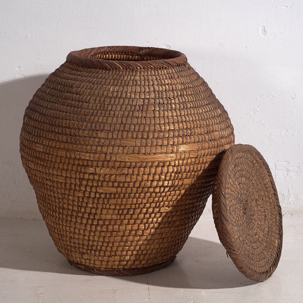 Ancien panier de rangement (c.1920) #3