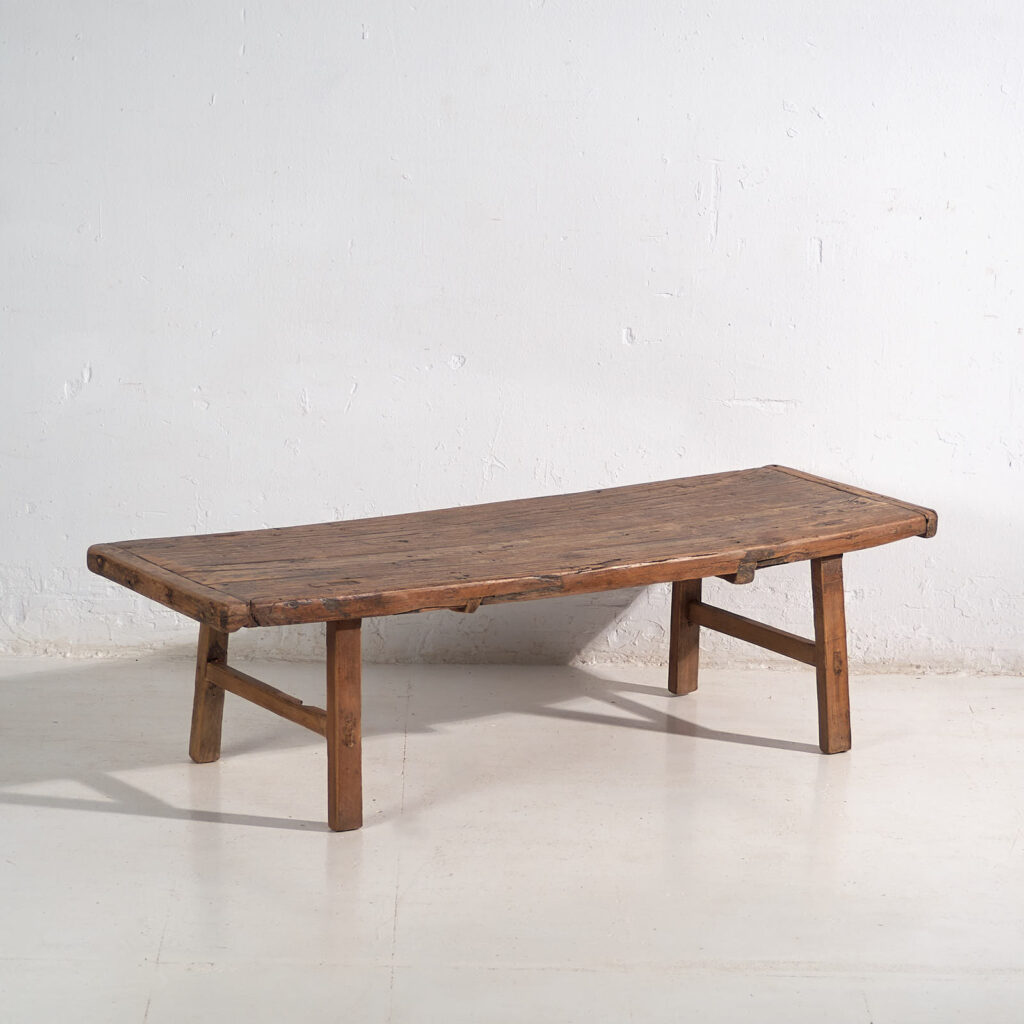 Mesa baja antigua de estilo wabi sabi (c.1900) #37