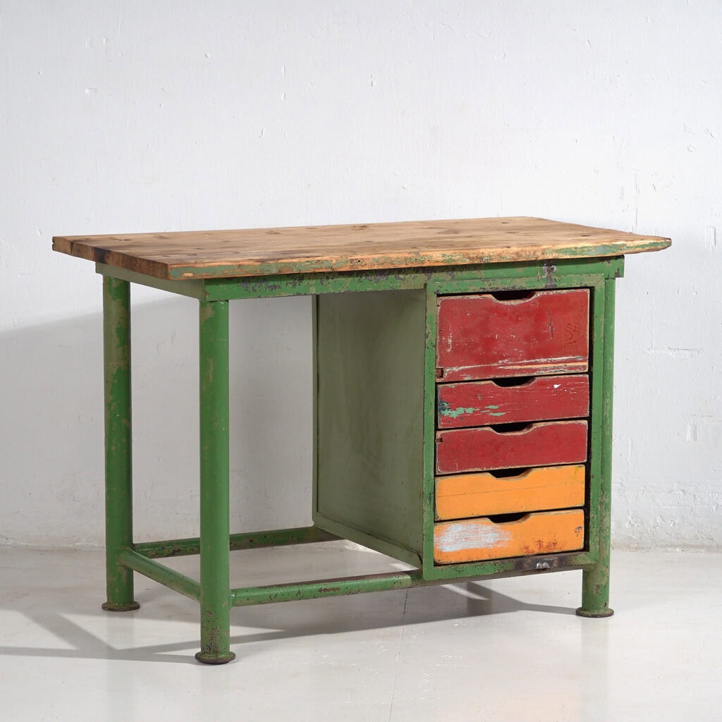 Green industrial desk (c.1960) #52