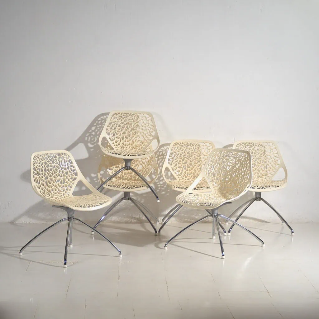 Sillas modernas Caprice de Marcello Ziliani (c.2008). Conjunto de 6 piezas