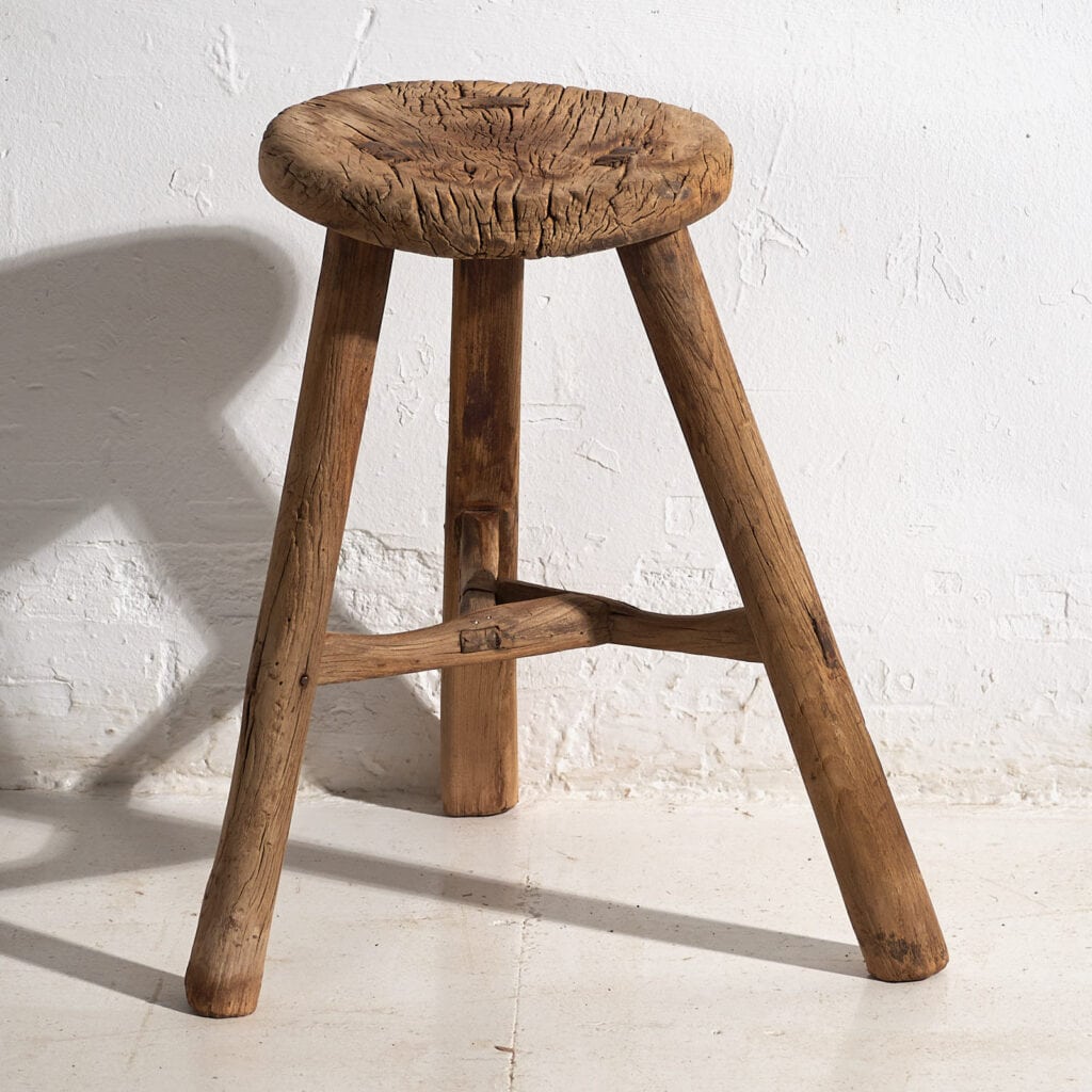Ancien tabouret primitif (c.1920) #7