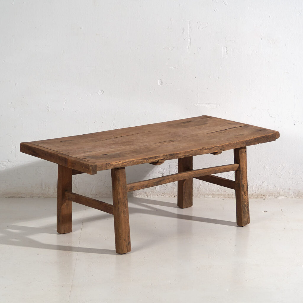 Table basse ancienne wabi sabi (c.1900) #40