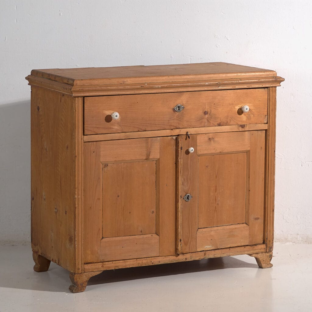 Armario auxiliar de cocina antiguo (c.1920) #4