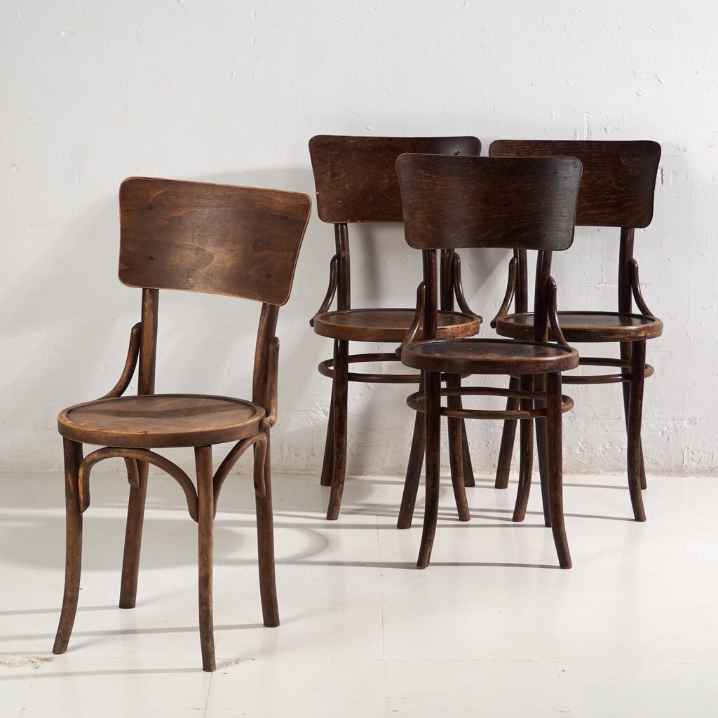 Ensemble de chaises anciennes (vers 1920). Ensemble de 4 pièces #2