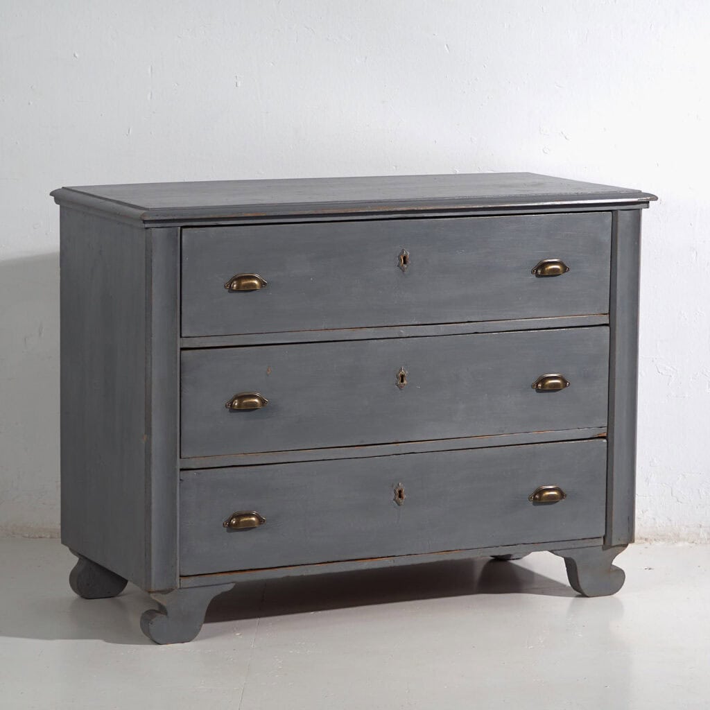 Antique gray chest of drawers (c.1920) #2