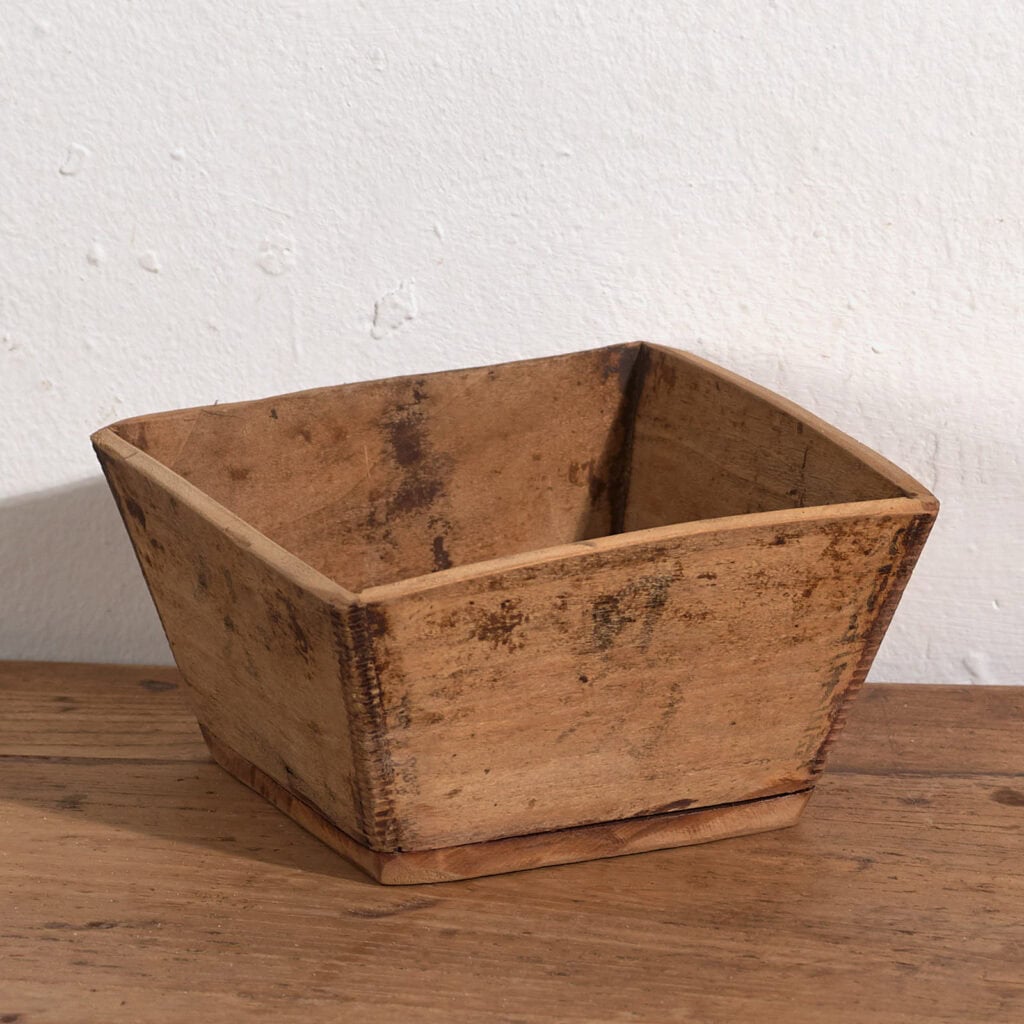 Bol carré wabi-sabi ancien (c.1920) #8