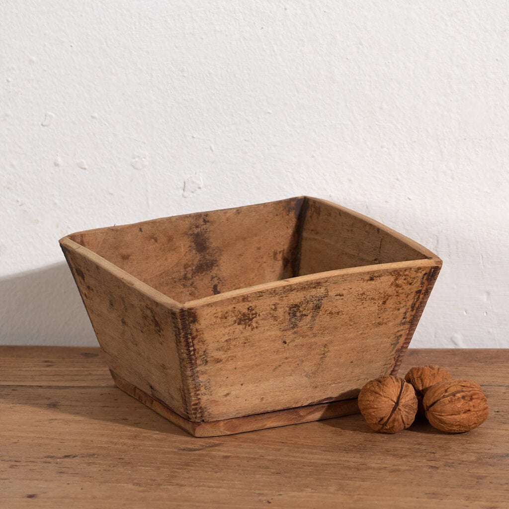 Bol carré wabi-sabi ancien (c.1920) #8