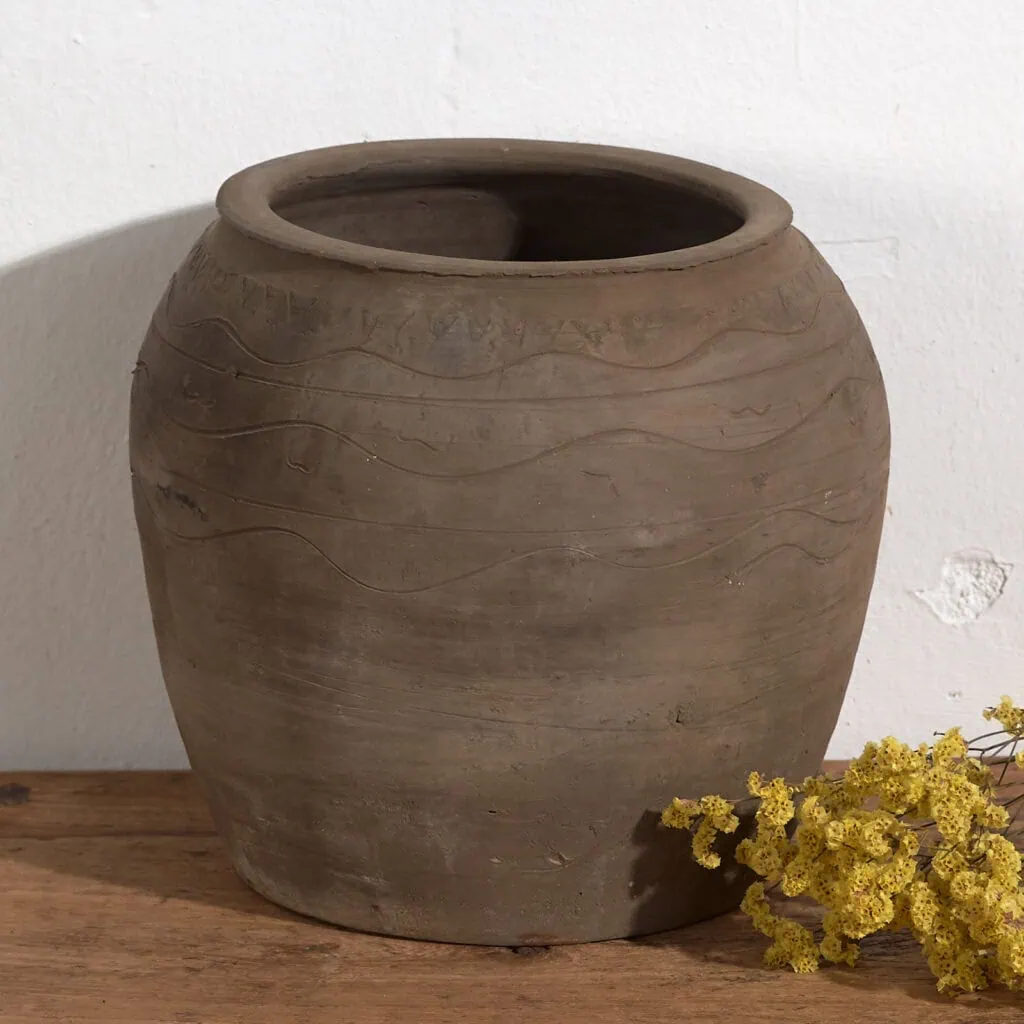 Vase ancien en céramique (c.1900) #13