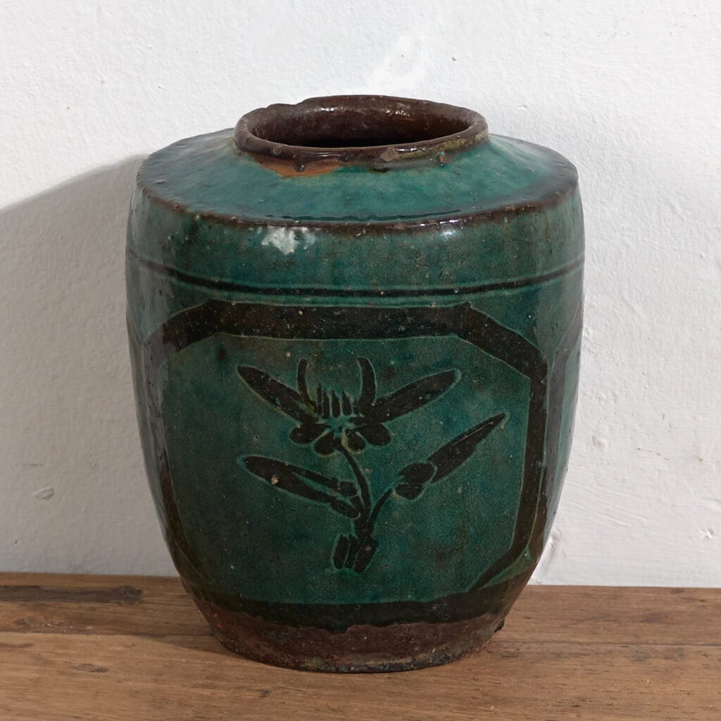 Vase vert ancien (c.1820) #24