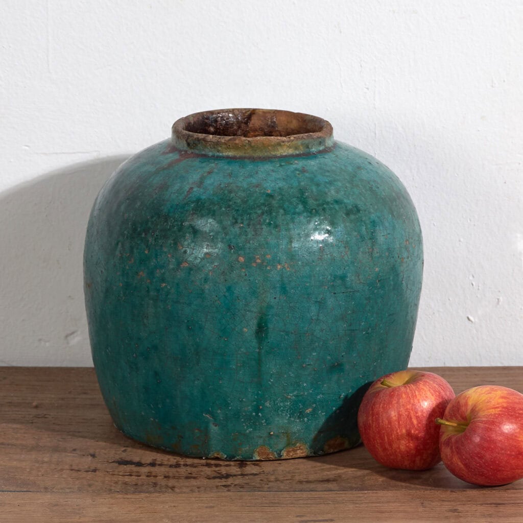 Jarrón esmaltado antiguo (c.1820) #19