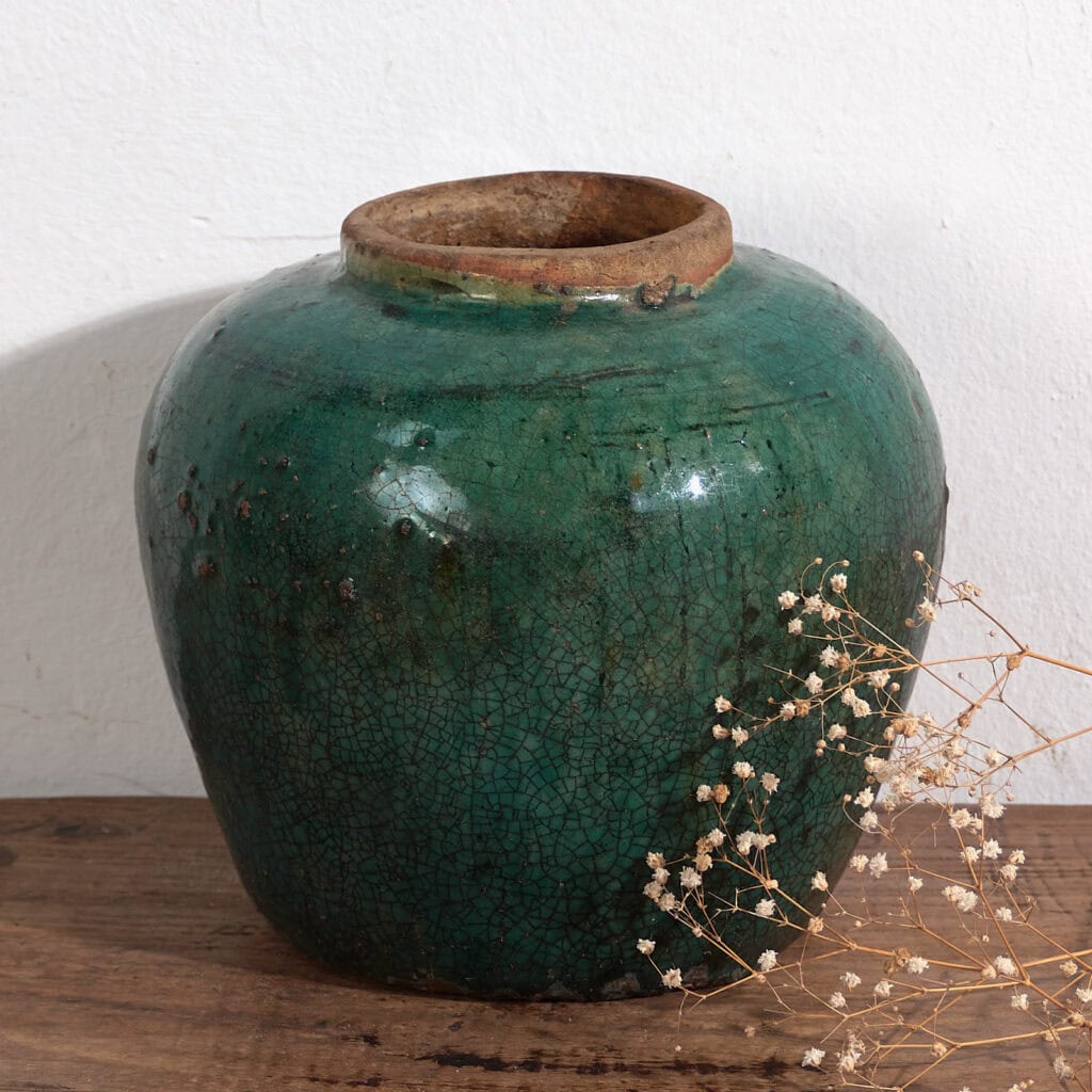 Antiguo jarrón de gres (c.1820) #34