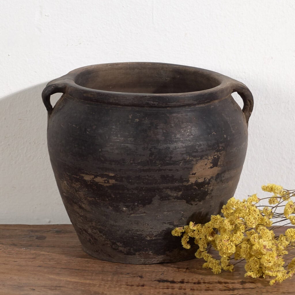 Antique wabi sabi style vase (c.1900) #3