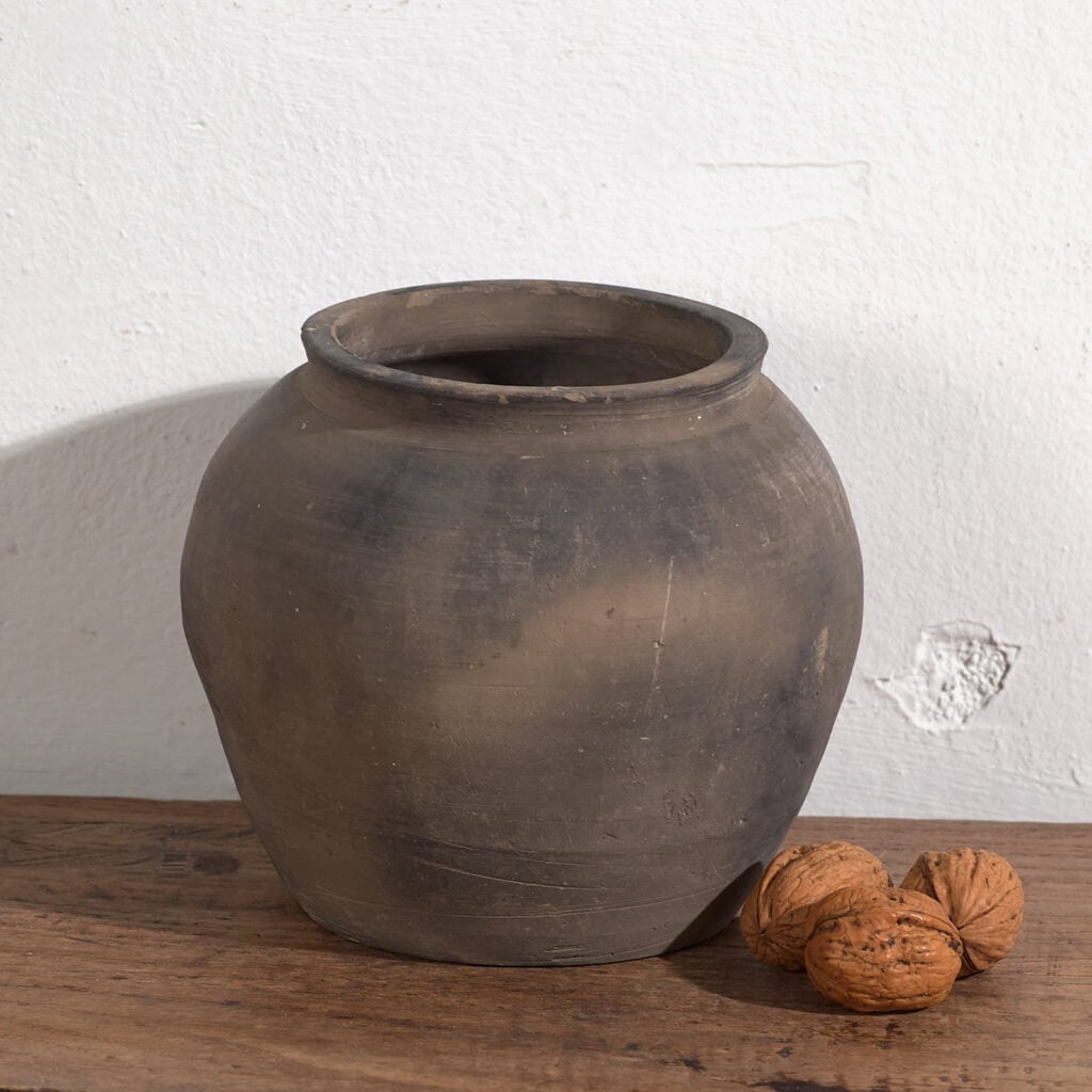 Jarrón antiguo de estilo wabi sabi (c.1900) #12