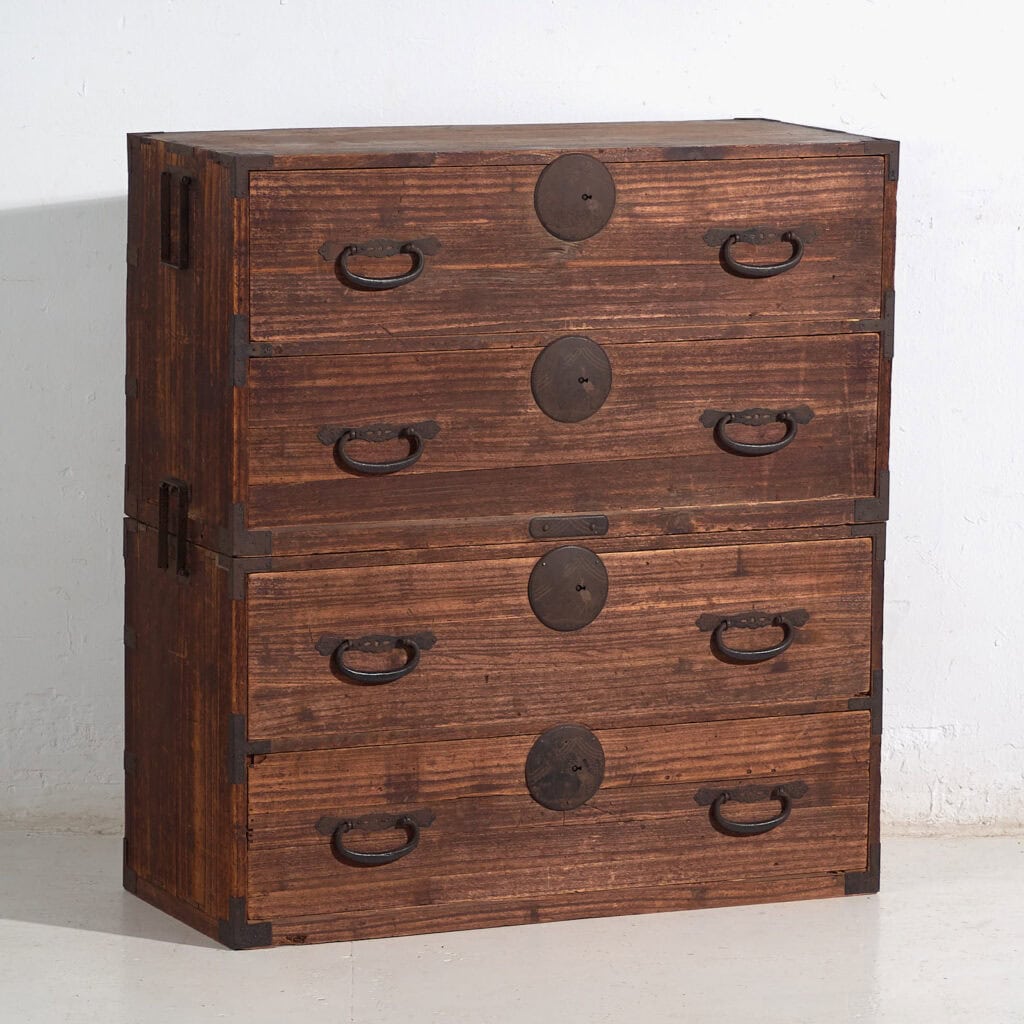 Ancienne commode japonaise Tansu - Période Meiji / Taishō (c.1868-1926) #5