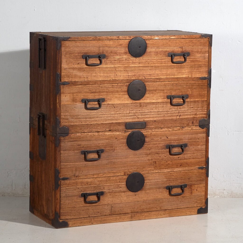 Cómoda japonesa Tansu antigua - Periodo Meiji / Taishō (c.1868-1926) #25