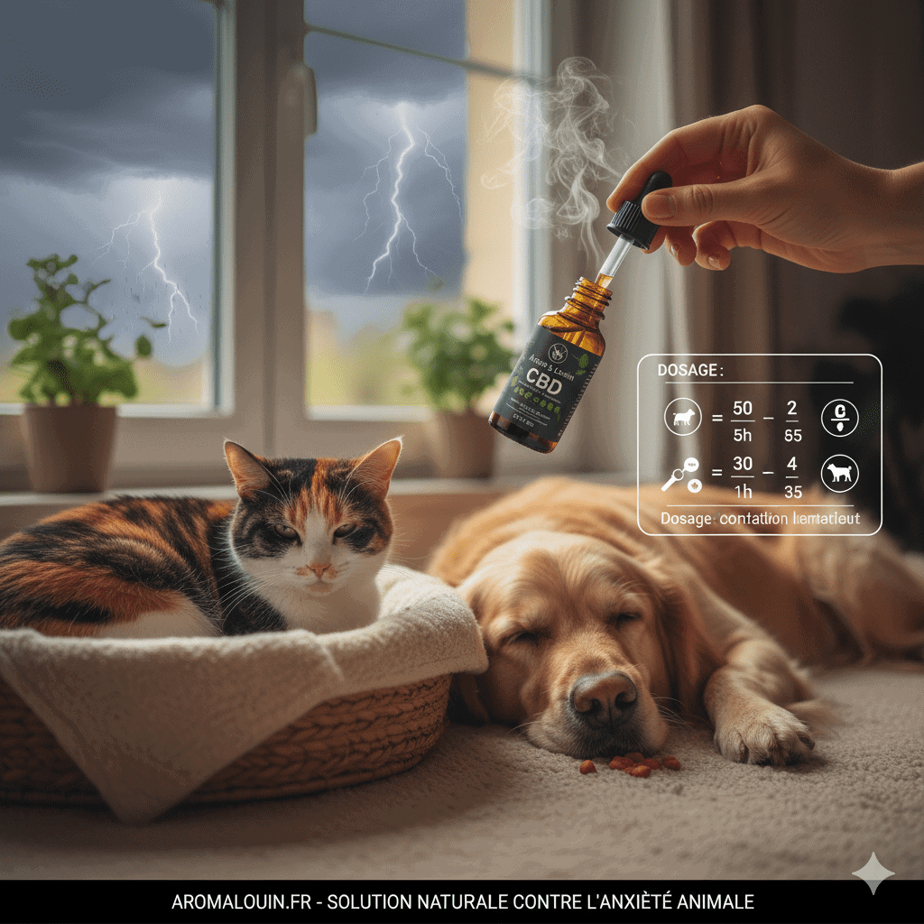 CBD et Stress de l&rsquo;Animal : Quel Dosage pour Apaiser l&rsquo;Anxiété de Séparation ?