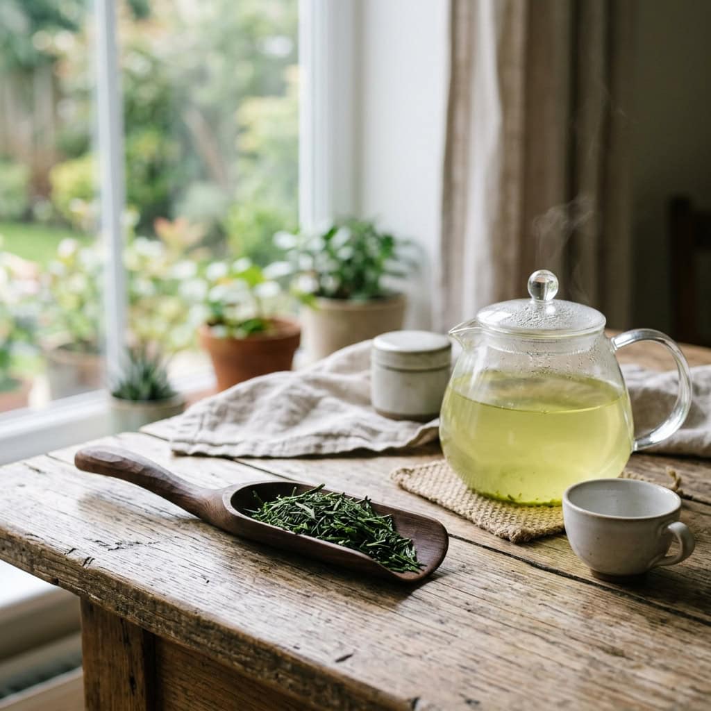 Thé Vert Bio : Les Vertus Détox, Énergie et Brûle-Graisse du Sencha au Gunpowder