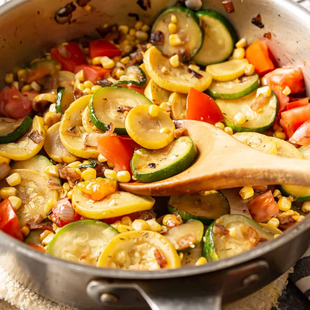 sauteed zucchini and tomatoes