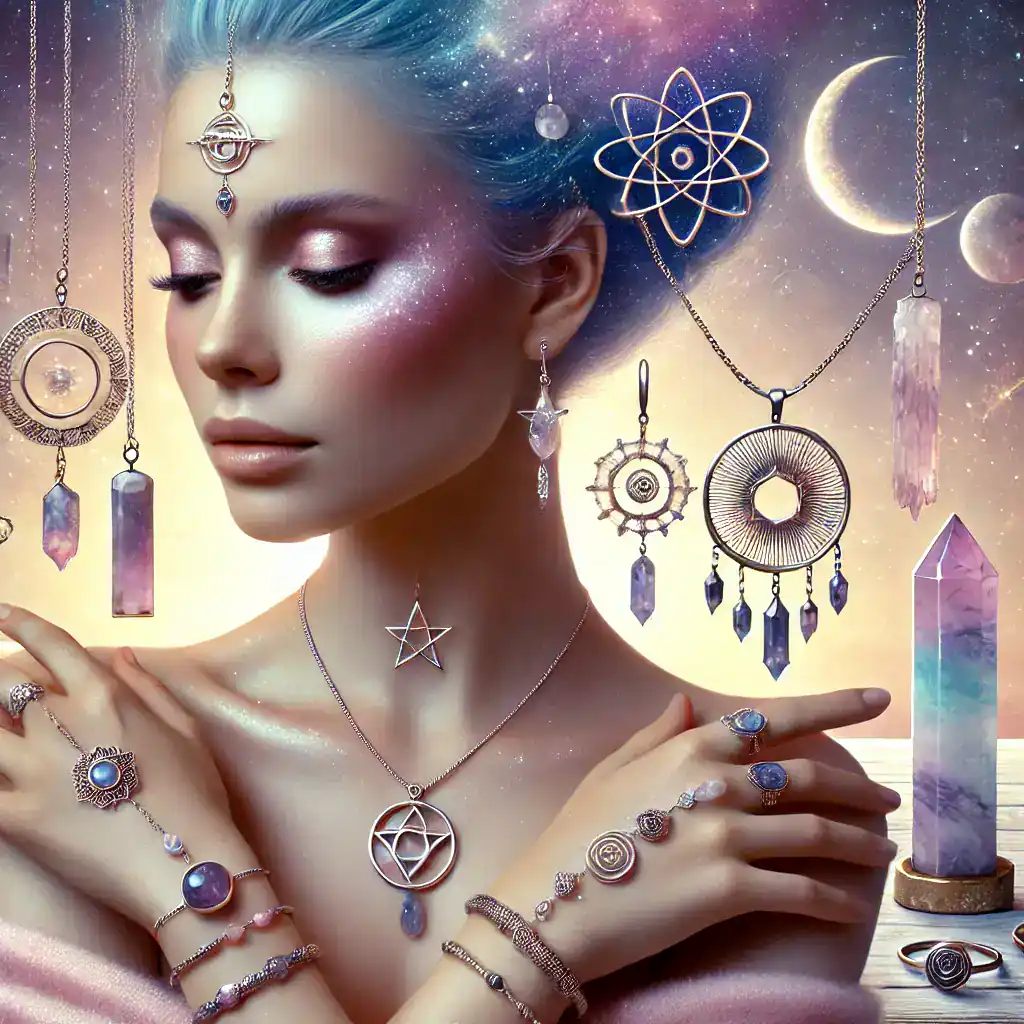 Lesklá magie šperky s drahými kameny a mystickým designem, boho styl, originální náhrdelníky, prsteny a náušnice inspirované kosmickým vesmírem a energií, unikátní šperky z Bead Culture.