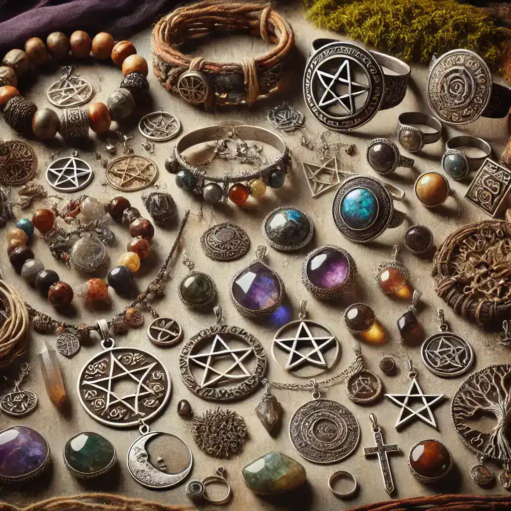 Klenoty s amulety a magickými symboly, šperky s pentagramy, náramky a prsteny s mystickými motivy, originální výroba, esoterická dámská a pánská móda, ručně dělané esoterické šperky a doplňky, Bead Culture Praha.