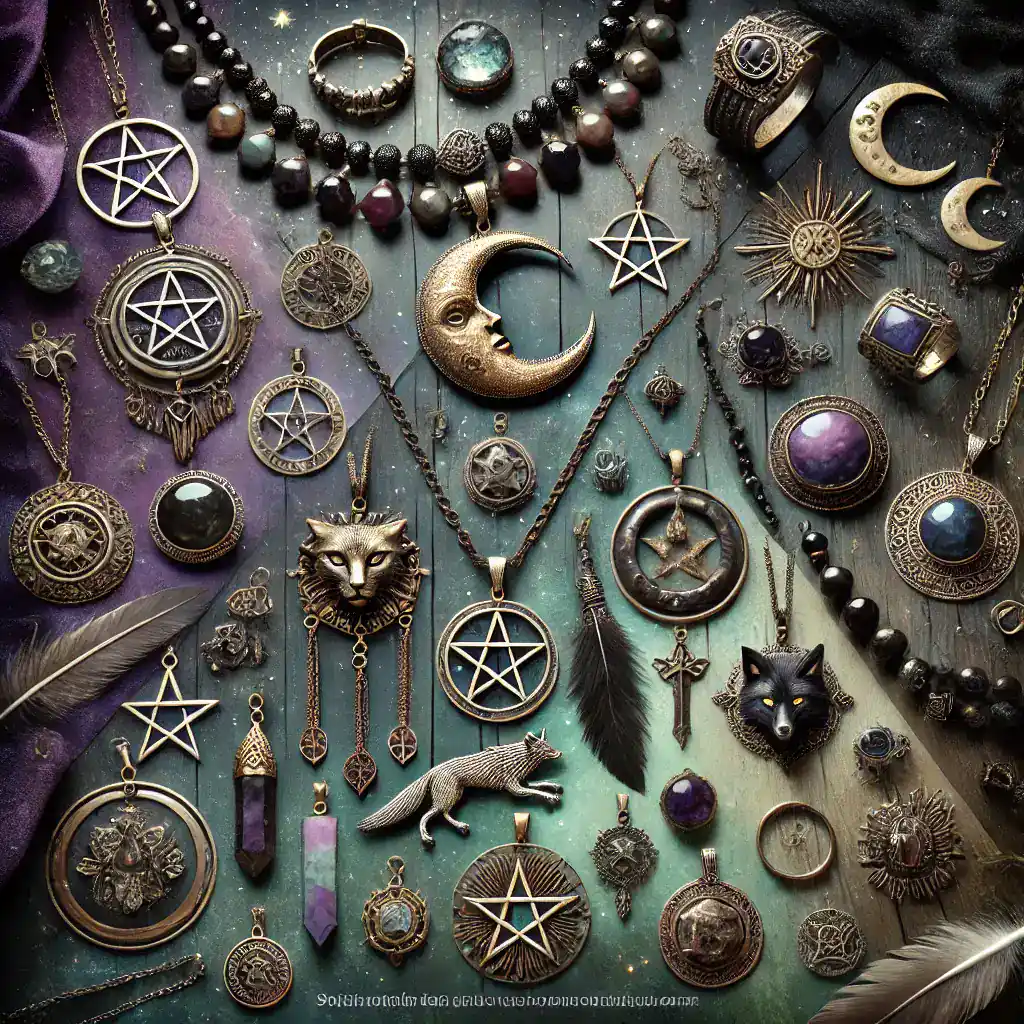 Starověké náušnice s pentagramem, mystické amulety a magické šperky, emoční symbolika, bohatá kolekce šperků s mystical designs, Bead Culture, unikátní boho náramky a náhrdelníky, mystické talismany a přívěsky, magická móda, temná elegance.