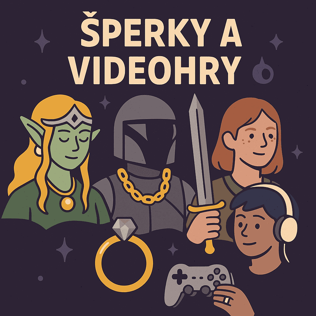 Joias e acessórios inspirados no universo gamer e na estética dos videogames.
