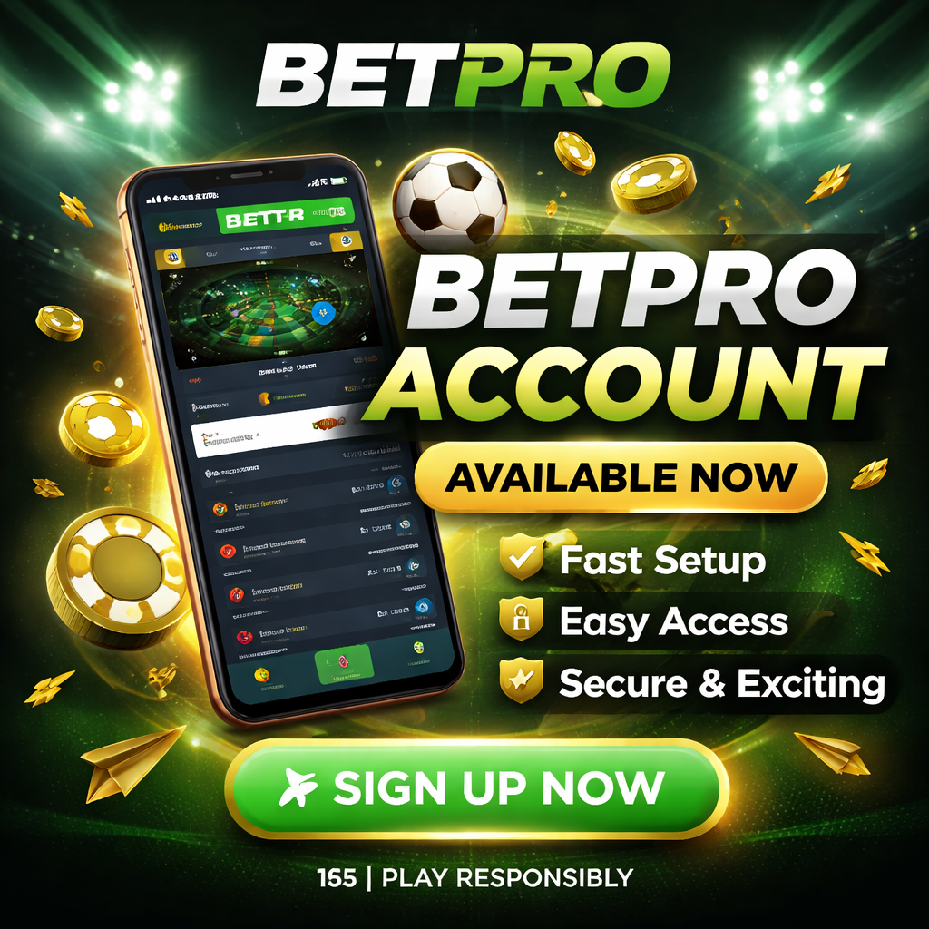 BetPro betting account