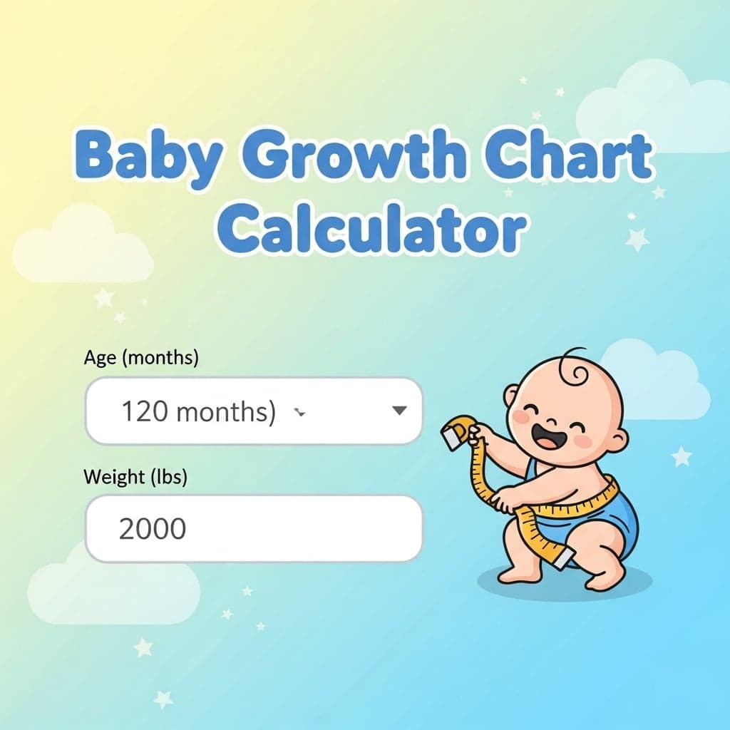 Baby growth chart calculator tools