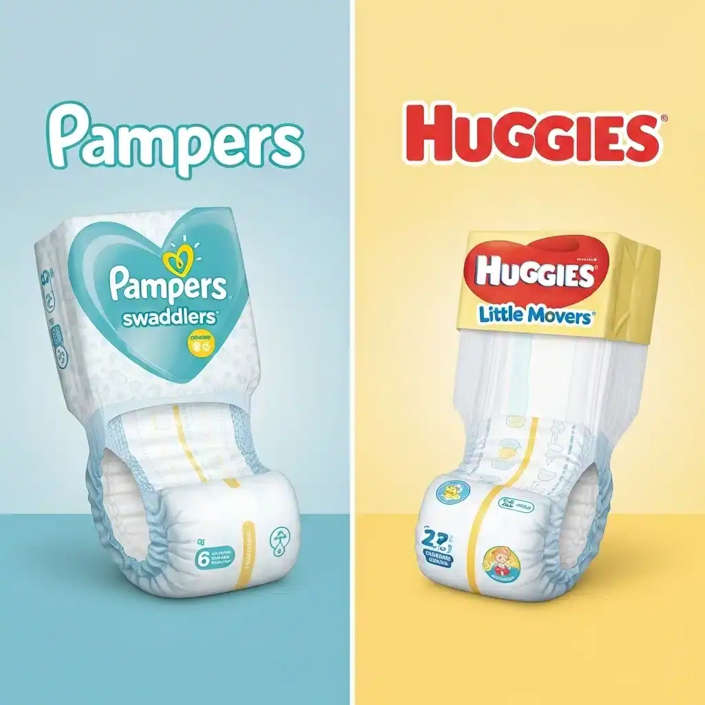 pampers vs huggies diapers