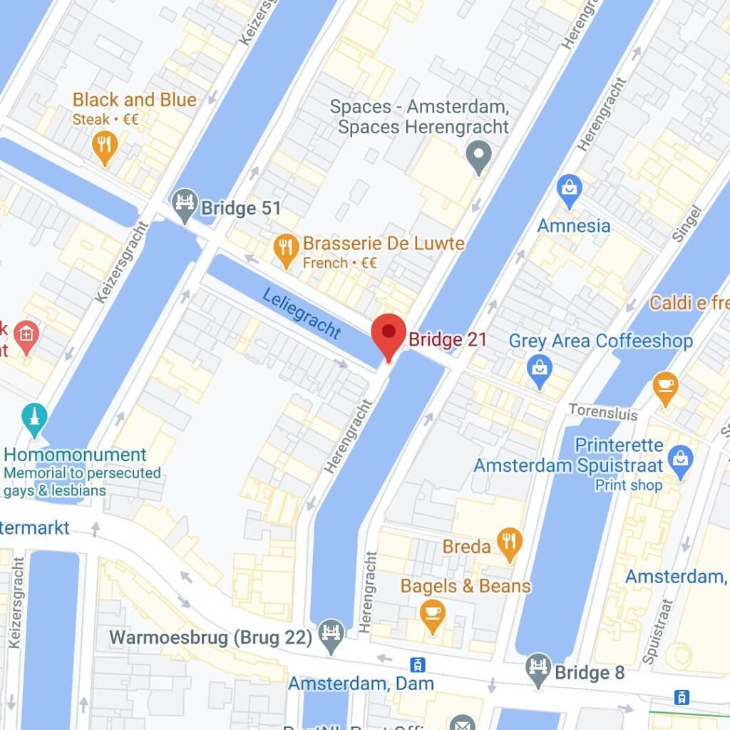 map of bridge 21