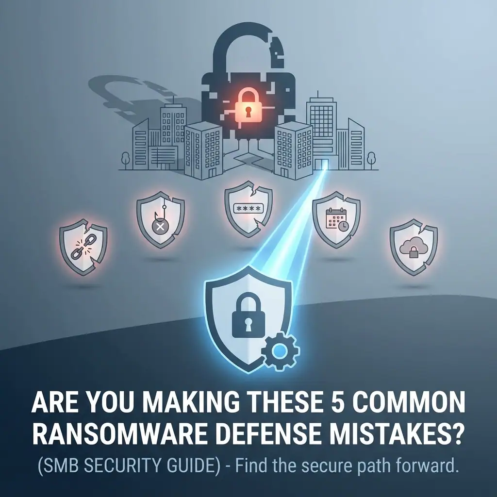 Are You Making These 5 Common Ransomware Defense Mistakes? (SMB Security for Chicago and Chicagoland businesses - CelereTech