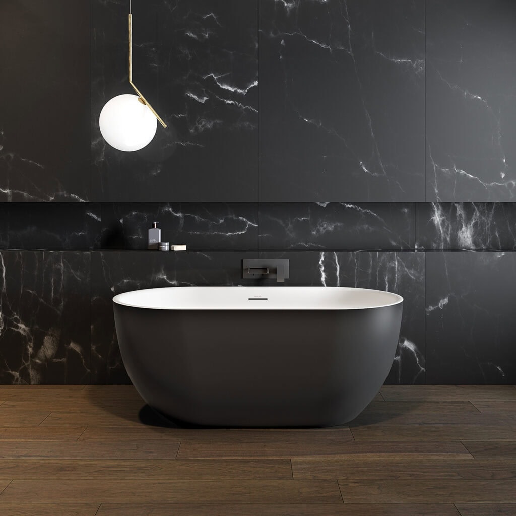 Maax Tosca Acrylic Freestanding Tub   Central Kitchen and Bath Showroom