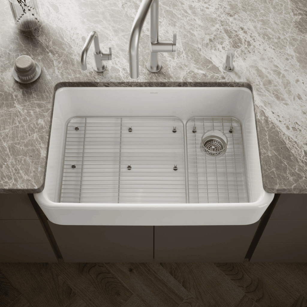 Ironridge undermount single bowl farmhouse kitchen sink