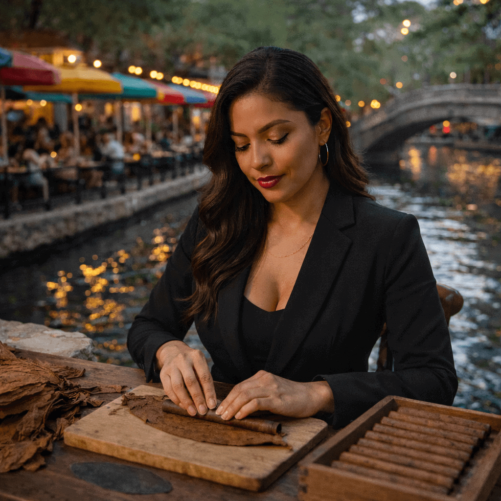 corporate event cigar roller San Antonio