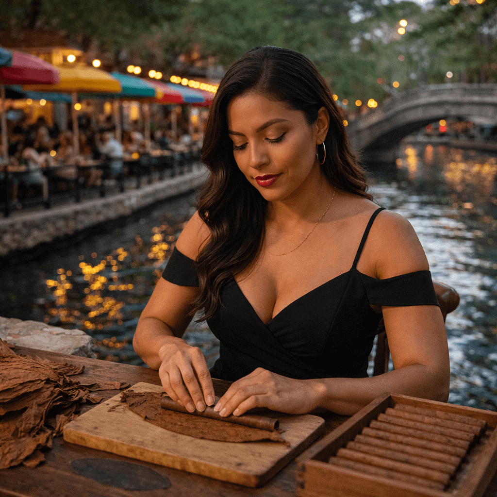 corporate event cigar roller San Antonio