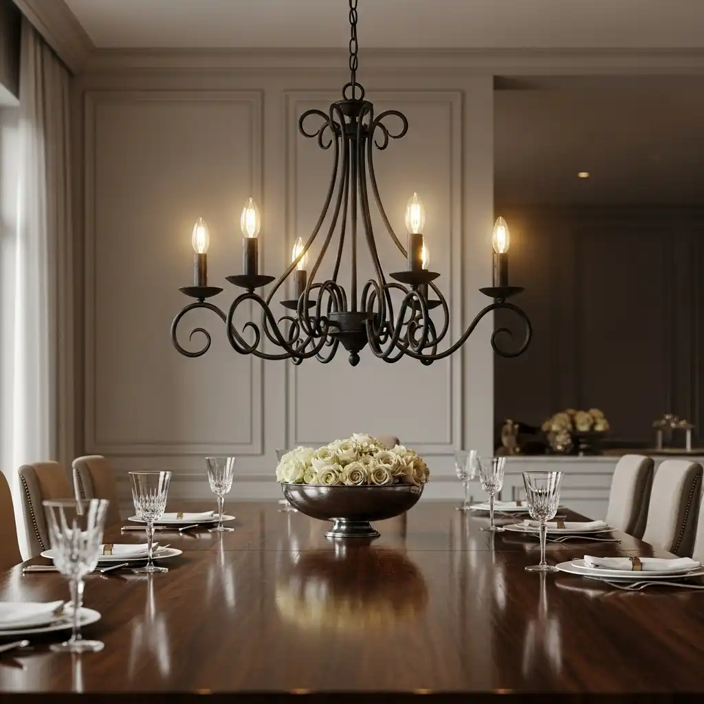 Mixed Metal Light Fixtures